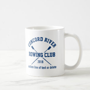 Taza De Café Año personalizado del nombre del equipo de los