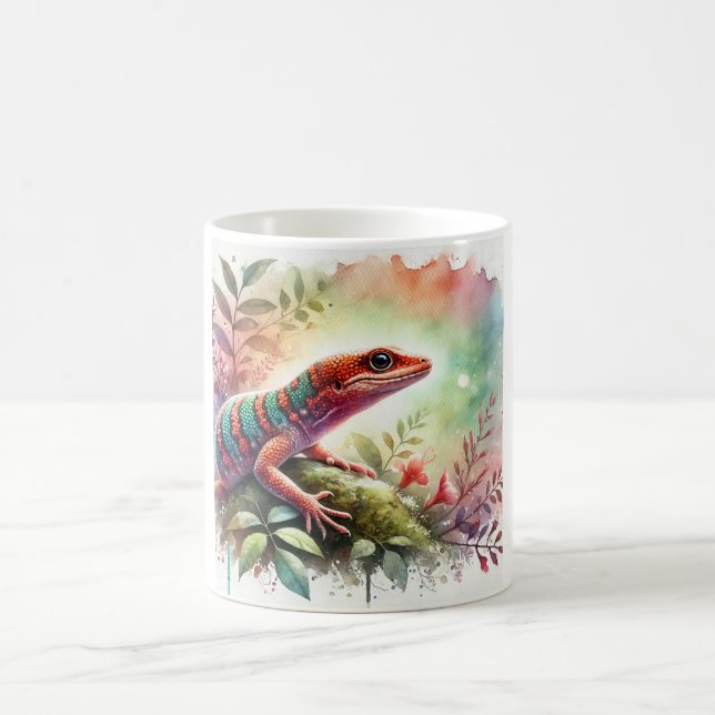 Taza De Café Anolis de rueda 100724AREF114 - Watercolor (Centro)