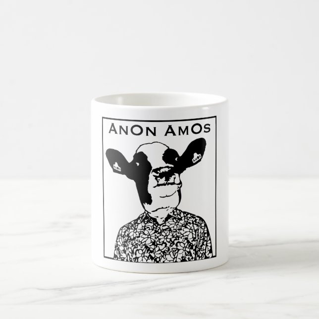 Taza De Café AnOn AmOs - Vaca del diseñador (Centro)