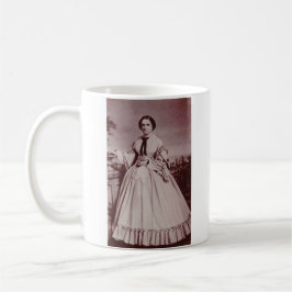 Taza De Café Años 1860: Mujer café