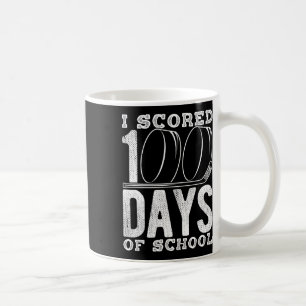 Taza De Café Anoté 100 Días De Hockey Escolar 
