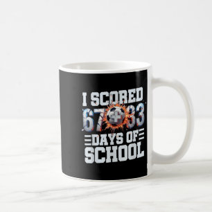 Taza De Café Anoté 67+33 100 Días Del Fútbol Escolar Deporte B