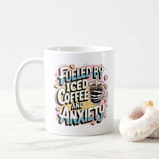 Taza De Café Ansiedad (Con donut)