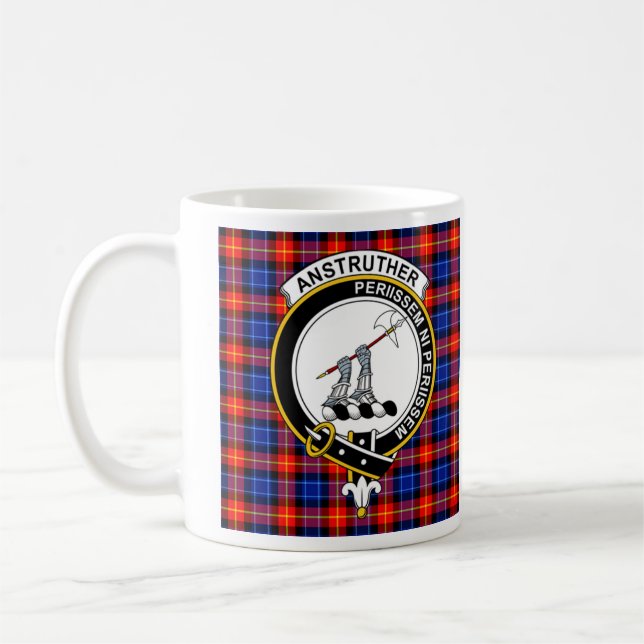 Taza De Café Anstruther Clan Badge (Izquierda)