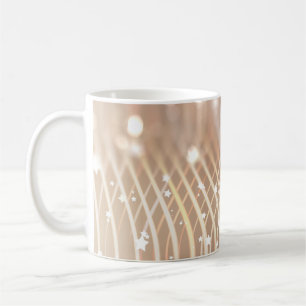 Taza De Café Antecedentes abstractos. fondo marrón con olas