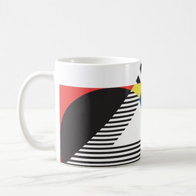 Taza De Café Antecedentes de estilo retro moderno (Izquierda)
