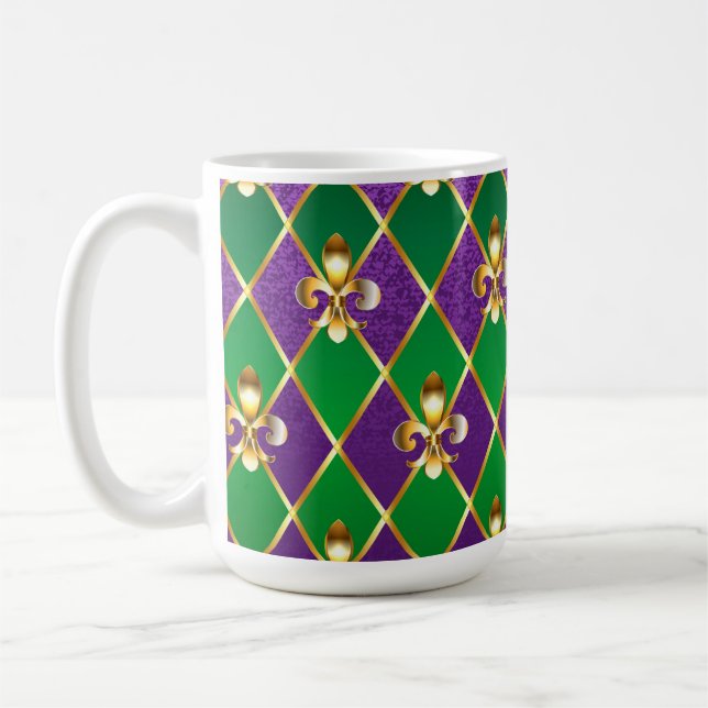 Taza De Café Antecedentes de joyas Mardi Gras (Izquierda)