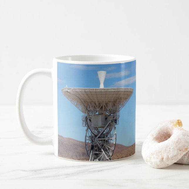 Taza De Café Antena de Dish Espacial Profunda Apolo (Con donut)