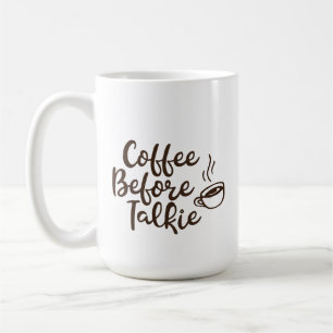 Taza de Café Antes de Charla