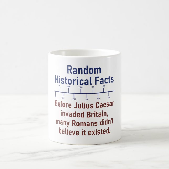 Taza De Café Antes de que Julio César invadiera Gran Bretaña -  (Centro)