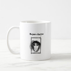 Taza De Café Antes del café Después del café