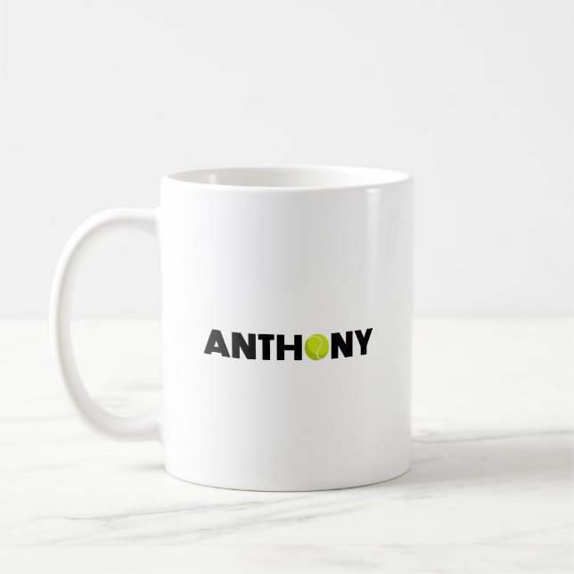 Taza De Café Anthony Tennis Coffee Mug (Izquierda)