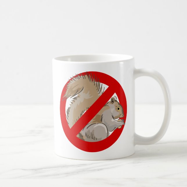 Taza De Café Anti-Ardilla (Derecha)