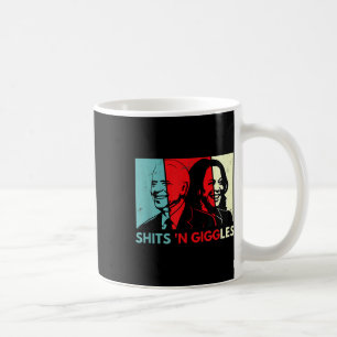 Taza De Café Anti Biden Harris S &#';n Giggles Political Giggle
