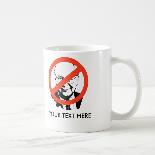 Taza De Café ANTI-CHENEY: Anti-Dick Cheney (Derecha)