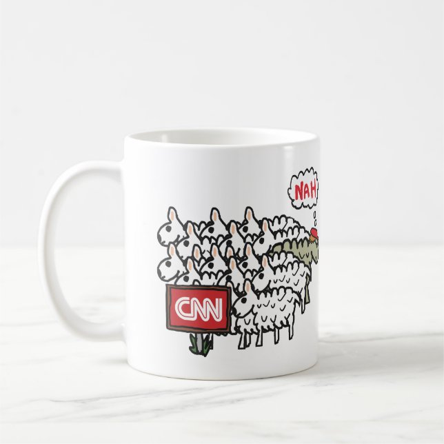 Taza De Café Anti CNN (Izquierda)