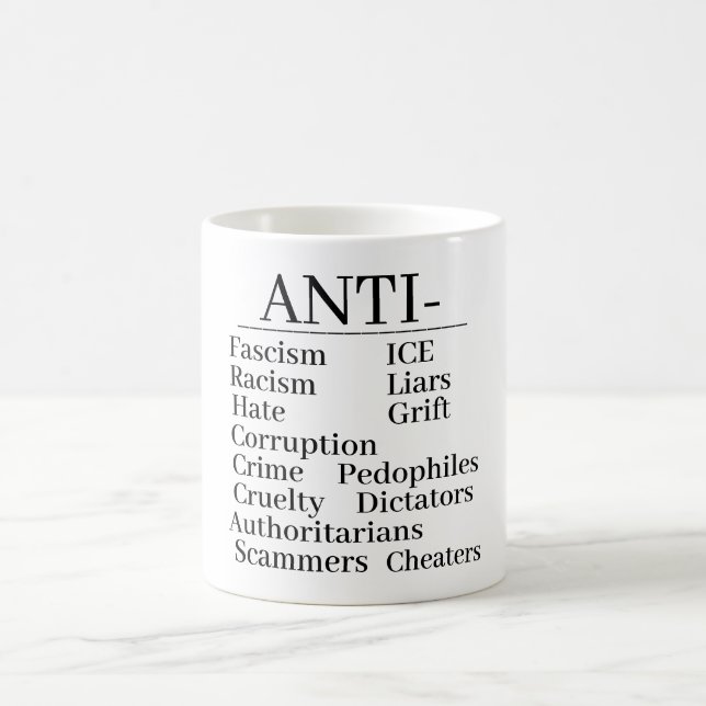 Taza De Café Anti- Coffee Mug (Centro)