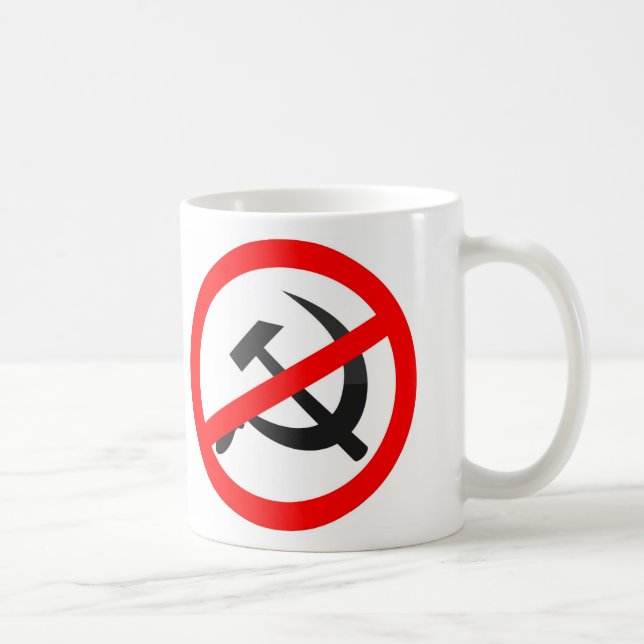 Taza De Café Anti-Comunismo (Derecha)