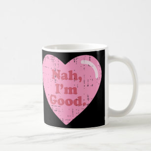 Taza De Café Anti Día de San Valentín Conciencia Única Corazón 