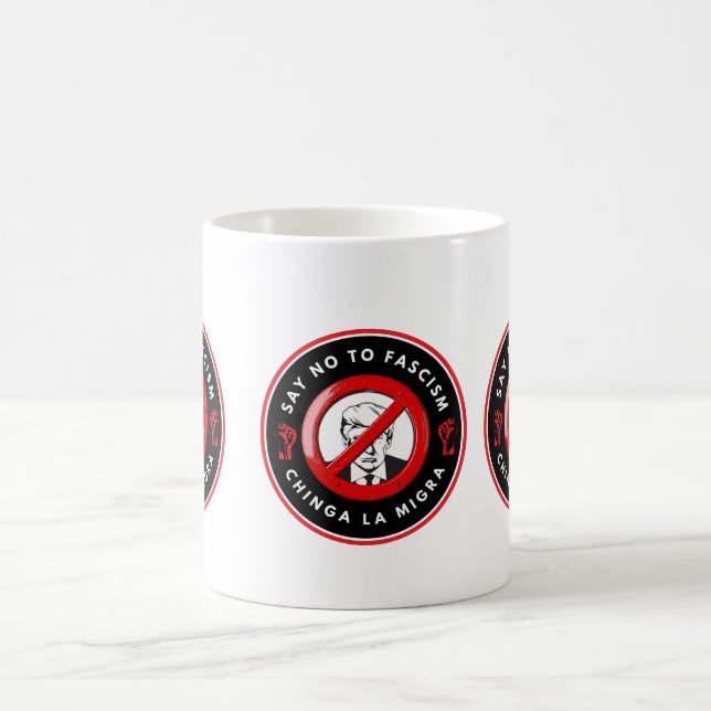 Taza De Café Anti-Facism Denim Jacket (Centro)