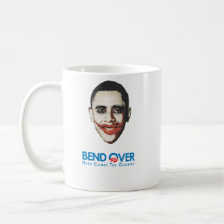 Taza De Café Anti-Obama - curva encima para el cambio
