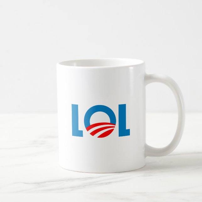 Taza De Café Anti-Obama - LOL (Derecha)