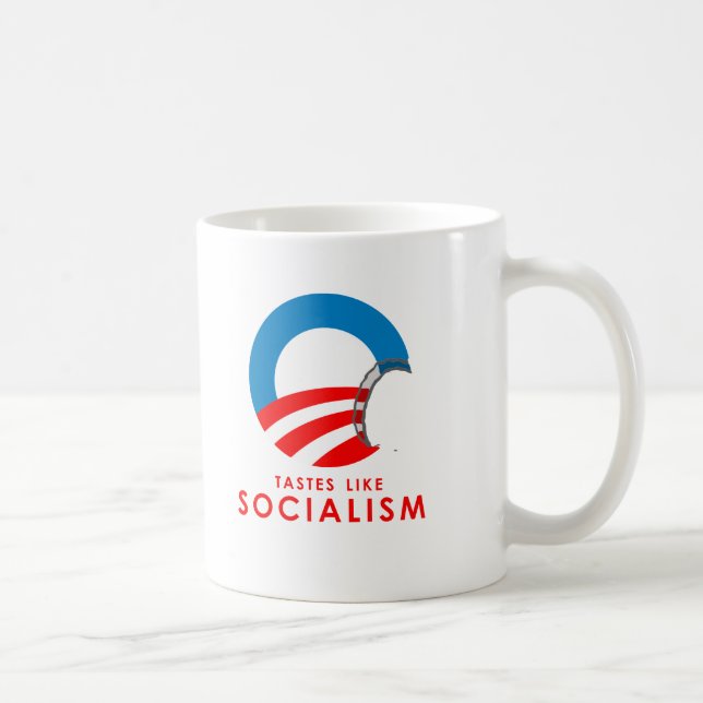 Taza De Café Anti-Obama - los gustos tienen gusto de la (Derecha)