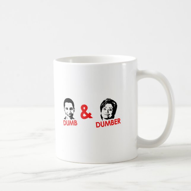 Taza De Café Anti-Obama - mudo y más mudo (Derecha)