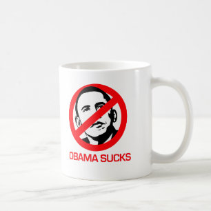Taza De Café Anti-Obama - Obama chupa