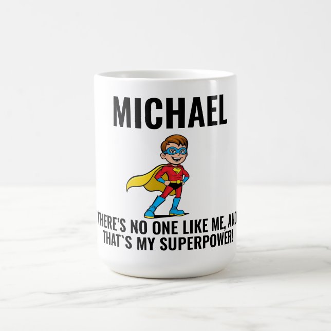 TAZA DE CAFÉ ANTI-STRESS KIDS HERO SUPERHERO POWER (Centro)