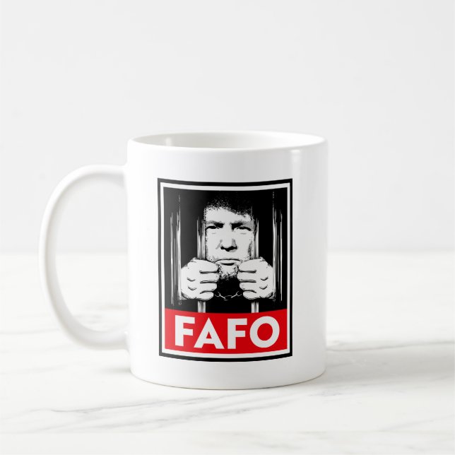 Taza De Café Anti-Trump FAFO (Izquierda)