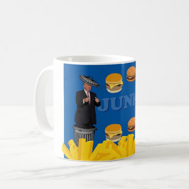Taza De Café Anti Trump / Junk, (Anverso izquierdo)
