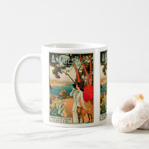 Taza De Café Antibes ~ Cote D'Azur Coffee Mug