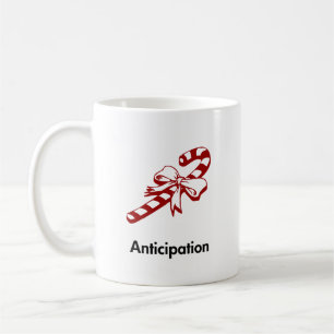 Taza De Café Anticipación de caña de candy