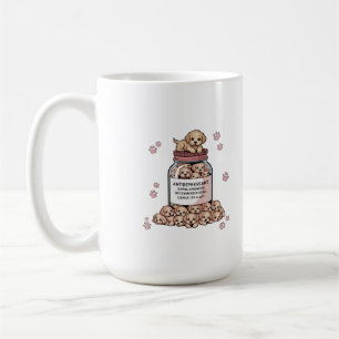 Taza De Café Antidepresivo Golden Retriever Terapia de Cachor