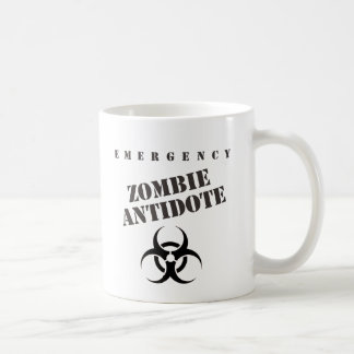 Taza De Café Antídoto del zombi de la emergencia