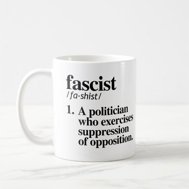 Taza De Café Antifascismo (Izquierda)