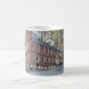 Taza De Café Antigua Casa de Gobierno en Boston Massachusetts