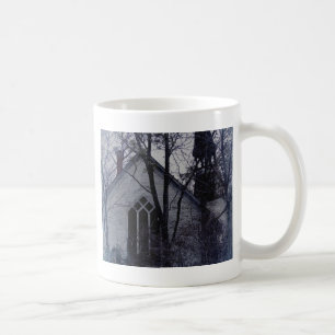 Taza De Café Antigua Iglesia Abandonada