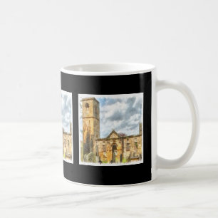 Taza De Café Antigua Iglesia de la Arquitectura Gótica de la Sa