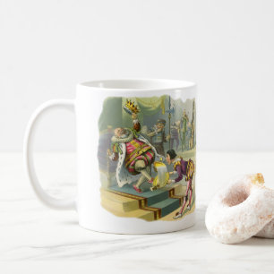 Taza De Café Antigua Rima Infantil Poema Canción Old King Cole