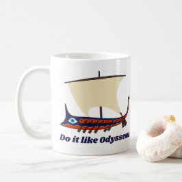 Taza De Café Antigua tribu griega: Hazlo como Odysseus