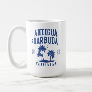 Taza De Café Antigua y Barbuda Palma del Caribe