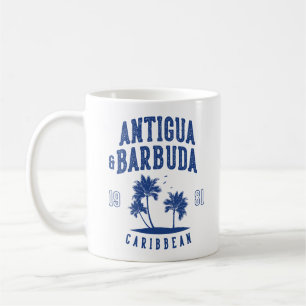 Taza De Café Antigua y Barbuda Palma del Caribe
