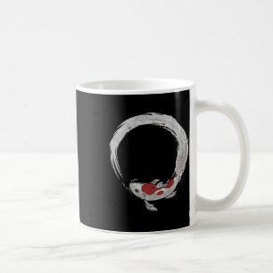 Taza De Café Antigüedad asiática japonesa koi carpa pesca noved