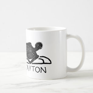 Taza De Café Antiguo Artefacto Romano Se Conoce A Sí Mismo Esqu