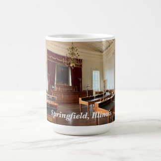 Taza De Café Antiguo Capitolio Estatal en Springfield, IL