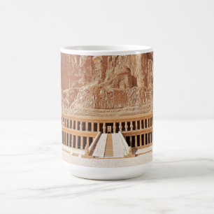 Taza De Café Antiguo Egipto Faraón deir el bahri Templo Dinastí