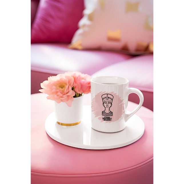 Taza De Café Antiguo Egipto Histórico Fuerte Reina Nefertiti (Subido por el creador)