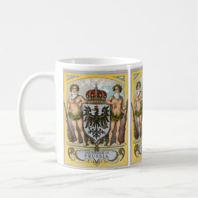 Taza De Café Antiguo escudo de armas prusiano (Izquierda)